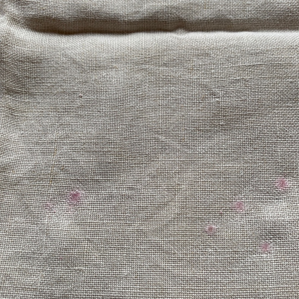 Vintage cotton harvest print tablecloth 50x60 - Picture 7 of 11